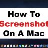Screenshot on a Mac