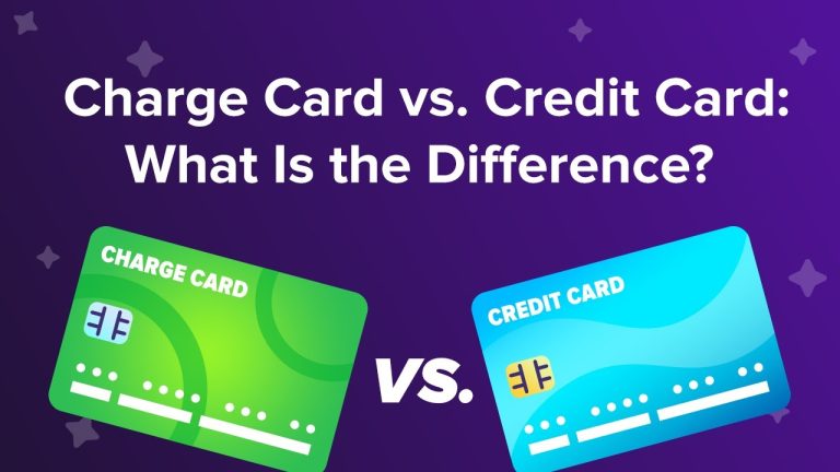 Charge Cards And Credit Cards