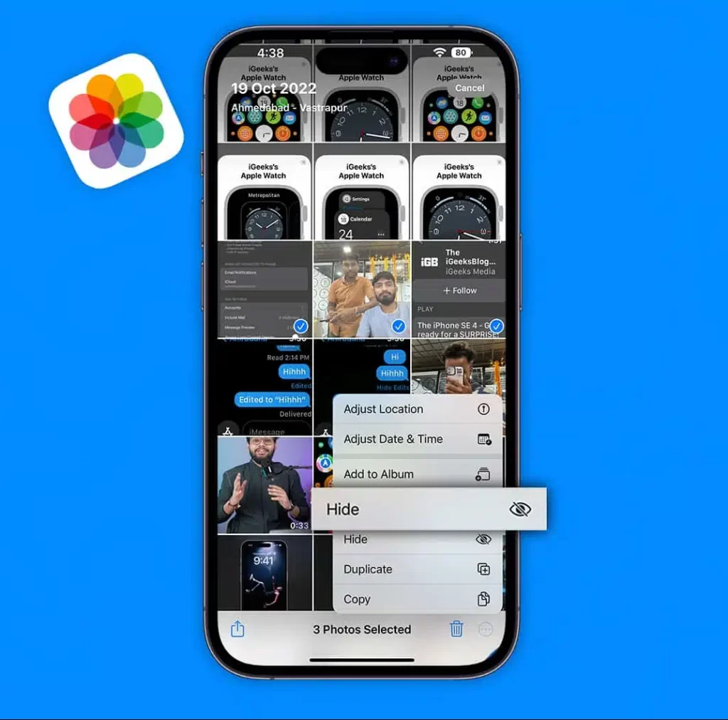 Hide Photos On iPhone